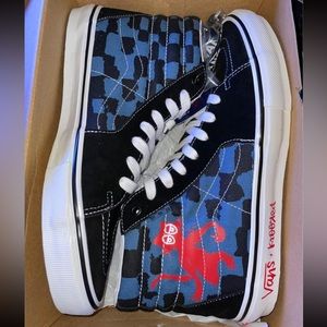 Vans Skate Sk8-Hi Krooked By Natas For Ray Barbee Size US 13 Men New VN0A5FCCAPG